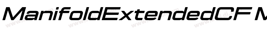 ManifoldExtendedCF M字体转换